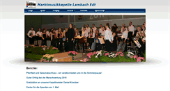 Desktop Screenshot of marktmusikkapelle.at