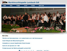 Tablet Screenshot of marktmusikkapelle.at